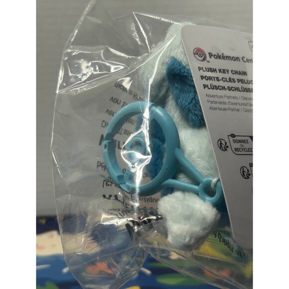 Pokemon Center Glaceon Adventure Partners Plush Key Chain - Picture 3 of 8